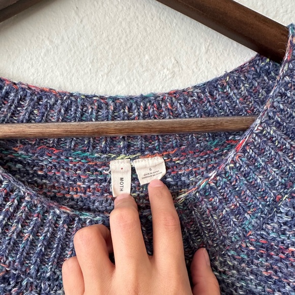 Anthropologie Moth cropped knit sweater - Picture 3 of 6